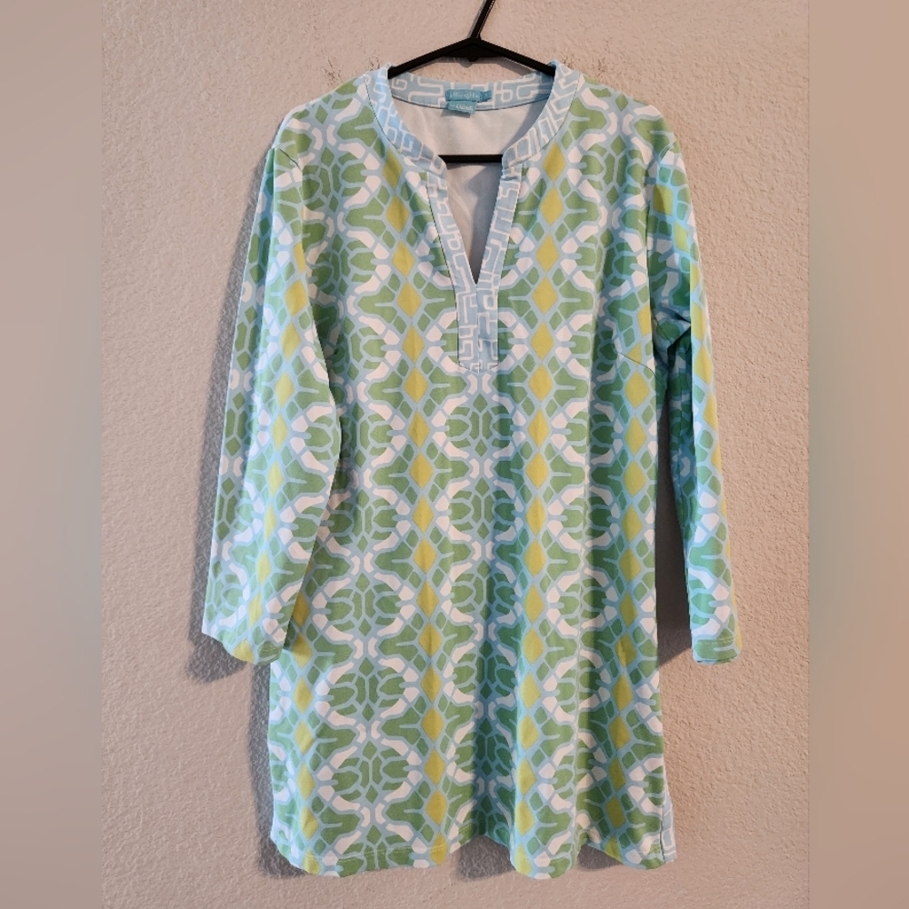 J McLaughlin For Dillards Women’s Tunic Top 3/4th sleeve size small